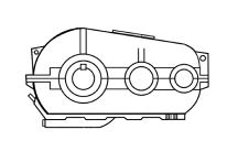 Редукторы цилиндрические горизонтальные РК-500, РК-600